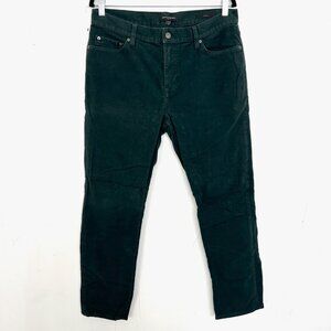 Banana Republic Traveler Slim Fit Pants Men's Size 33x30 Dark Green Soft